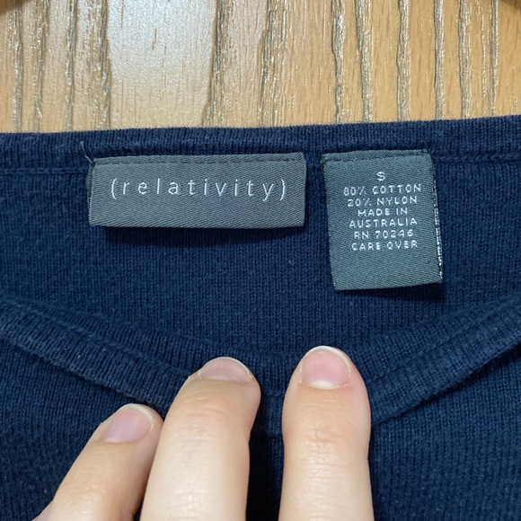 Relativity Nautical Striped Sweater - Picture 3 of 6